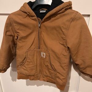 Carhartt Kids Tan Hooded Coat